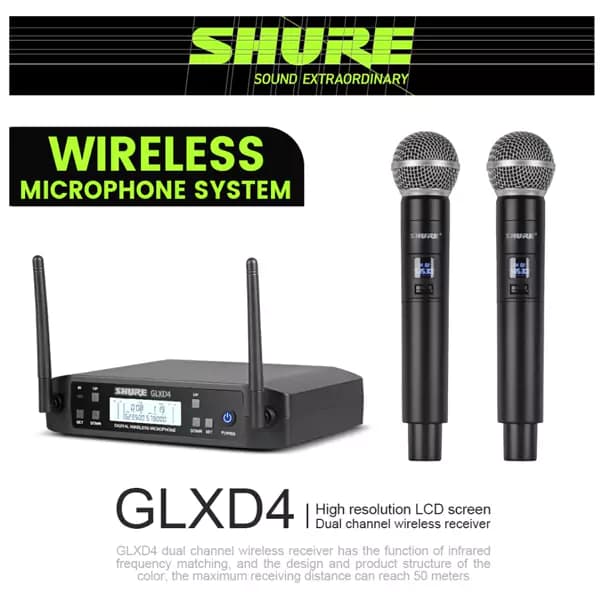 میکروفن بیسیم شور SHURE GLXD4/H — تصویر ۳