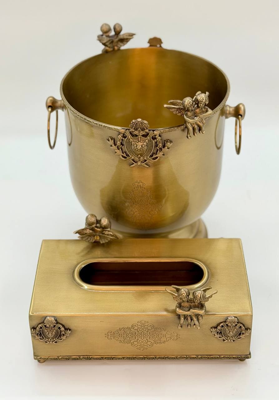 سطل و دستمال 2 فرشته کد24529 — تصویر ۲