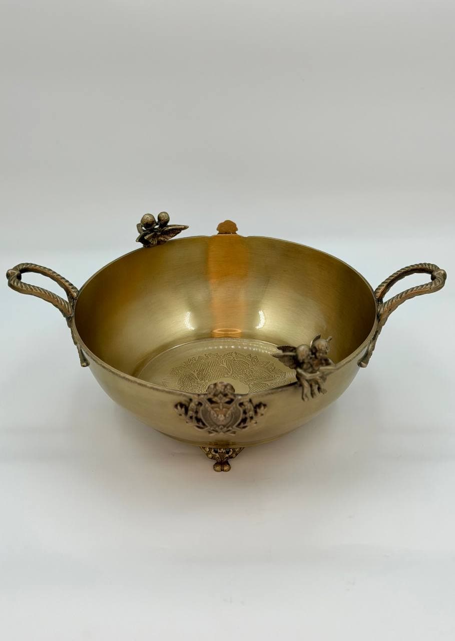 میوه خوری گرد 3 پایه دو فرشته کد 24519 — تصویر ۲
