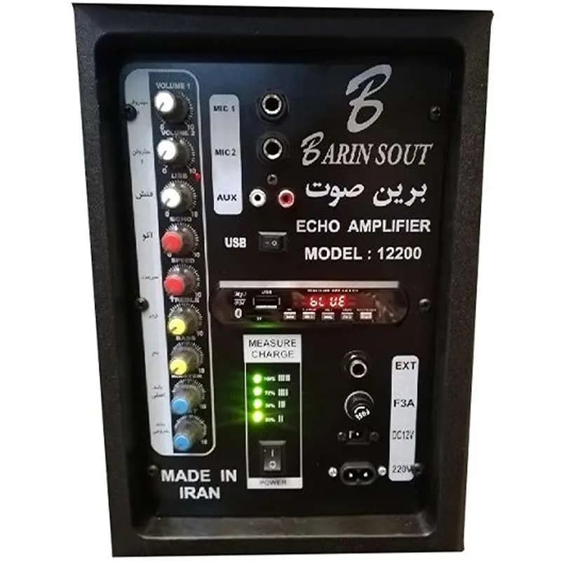 اکو همراه برین صوت 12200 Barin Sout با میکروفن بی سیم — تصویر ۵