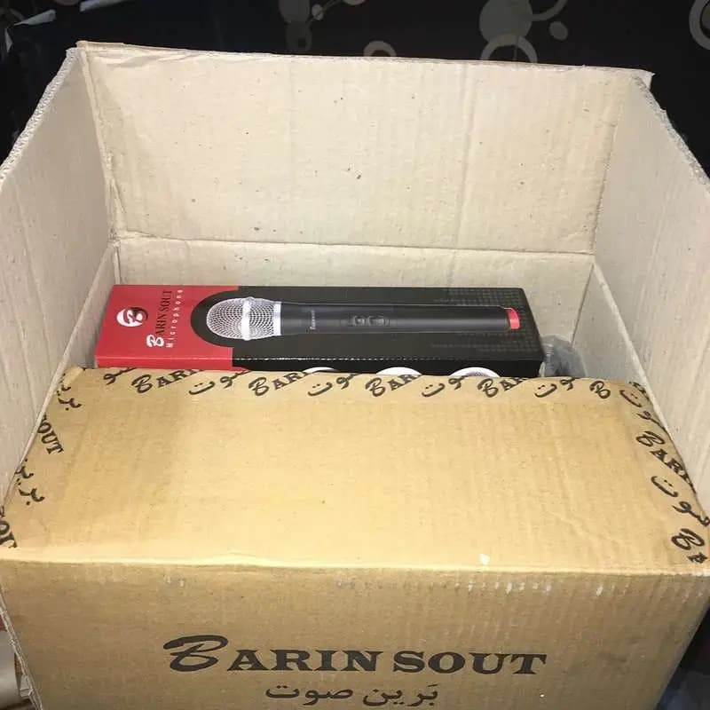 اکو همراه برین صوت 12150 Barin Sout با میکروفن بی سیم — تصویر ۵