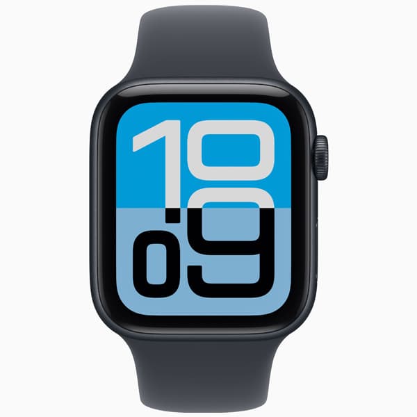 ساعت اپل اس ای 3 Apple Watch SE3 Starlight Aluminum Case with Starlight Band 44mm، ساعت اپل اس ای 3 بدنه آلومینیومی استارلایت و بند اسپرت استارلایت 44 میلیمتر — تصویر ۶