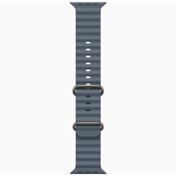 ساعت اپل اولترا 3 Apple Watch Ultra 3 Natural Titanium Case with Anchor Blue ocean Band، ساعت اپل اولترا 3 بدنه تیتانیوم نچرال و بند اوشن آبی — تصویر ۴