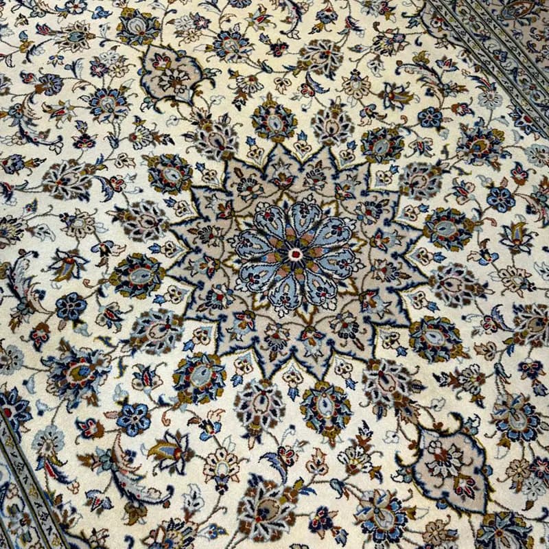 فرش دستبافت شش متری(کاشان) کد 1100178 — تصویر ۴