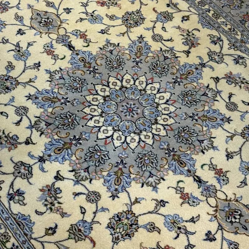 فرش دستبافت شش متری(کاشان) کد 1100177 — تصویر ۵
