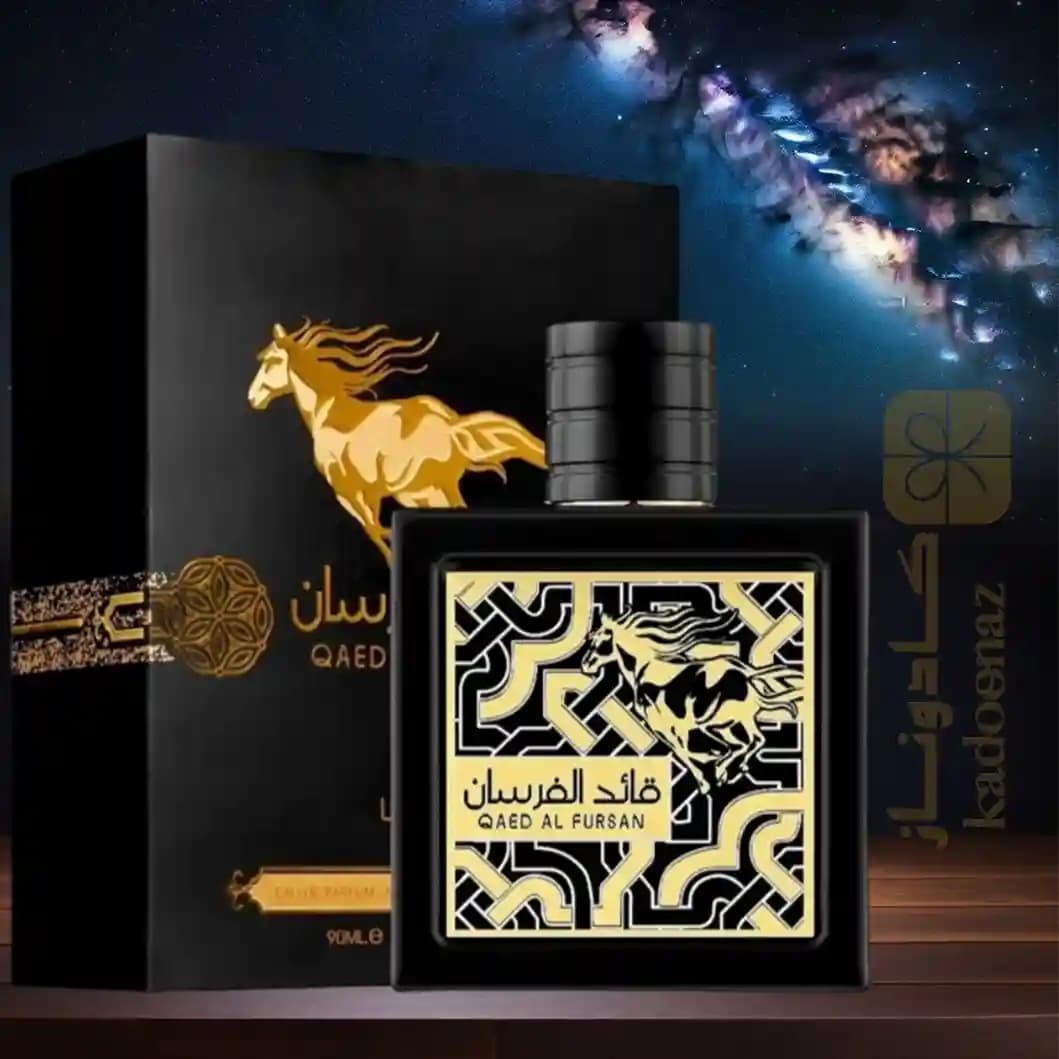 ادکلن قائد الفرسان مشکی لطافه ۹۰میل رایحه پاکو رابان بلک ایکس اس — تصویر ۵