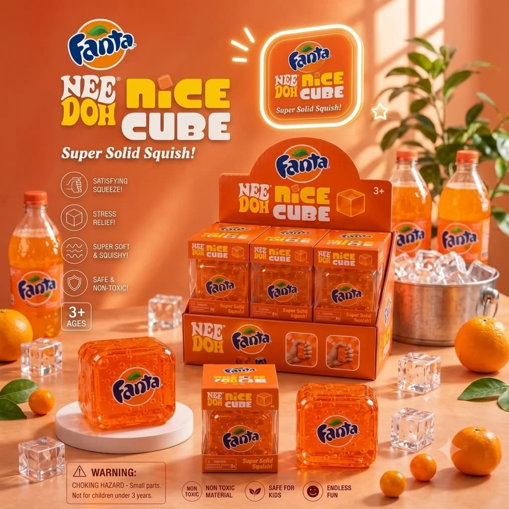 🧊 اسکویشی مکعبی فانتا nee doh– مدل YK-6819