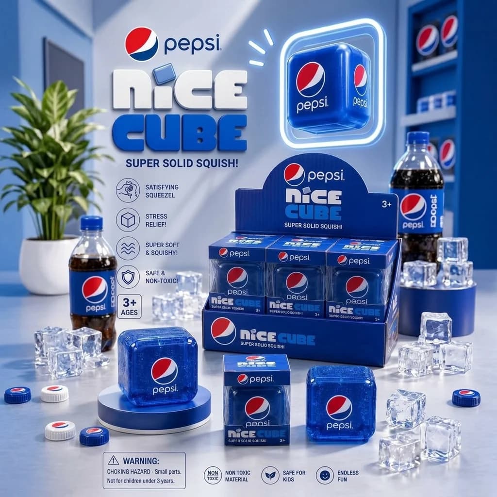 🧊 اسکویشی مکعبی Pepsi – مدل YK-6819
