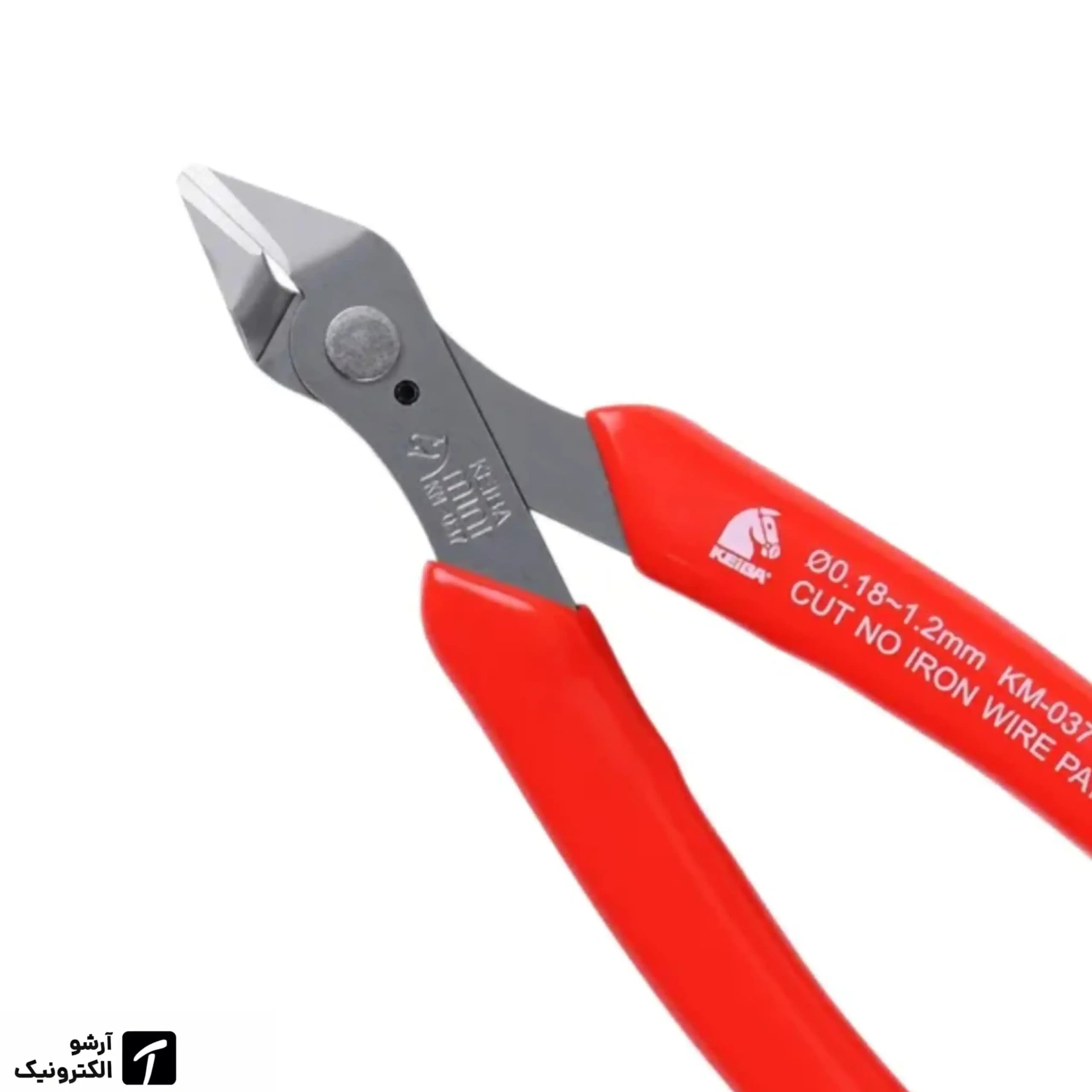 انبر کف چین حرفه ای برند کیبا KEIBA مدل KM-037 — تصویر ۳