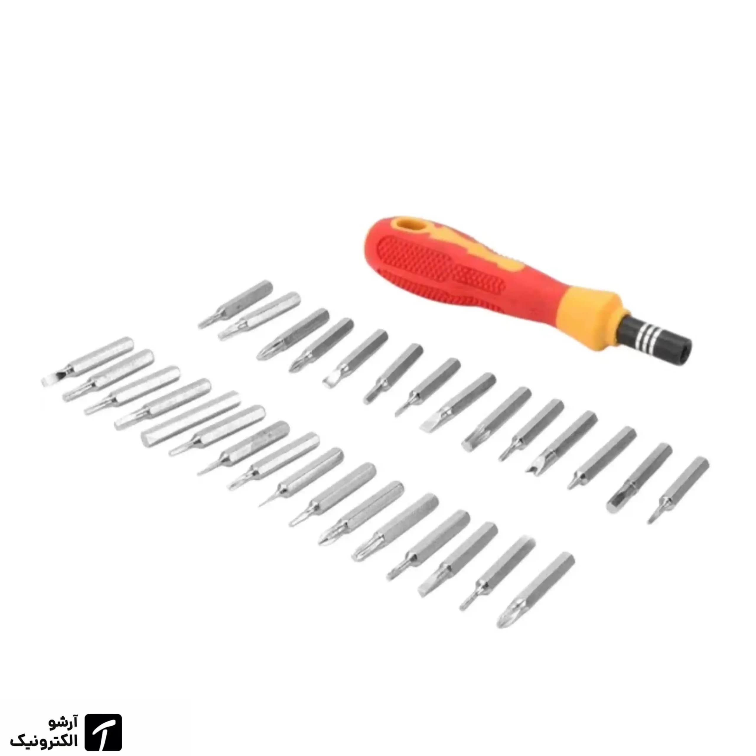 ست پیچ گوشتی لیوانی 31 عددی مدل 6036 — تصویر ۵