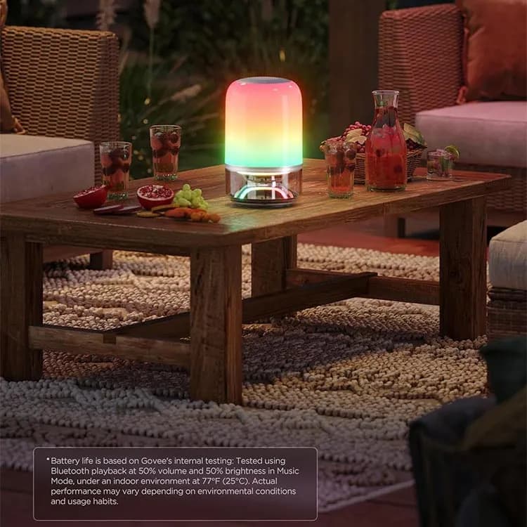 چراغ رومیزی و اسپیکر گووی مدل Govee Table Lamp 2 Pro x JBL — تصویر ۸