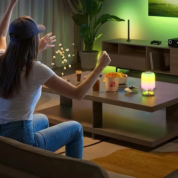 چراغ رومیزی و اسپیکر گووی مدل Govee Table Lamp 2 Pro x JBL — تصویر ۴