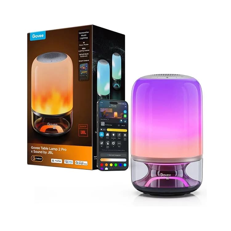 چراغ رومیزی و اسپیکر گووی مدل Govee Table Lamp 2 Pro x JBL — تصویر ۲