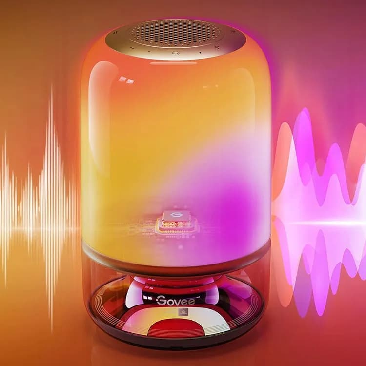 چراغ رومیزی و اسپیکر گووی مدل Govee Table Lamp 2 Pro x JBL — تصویر ۳