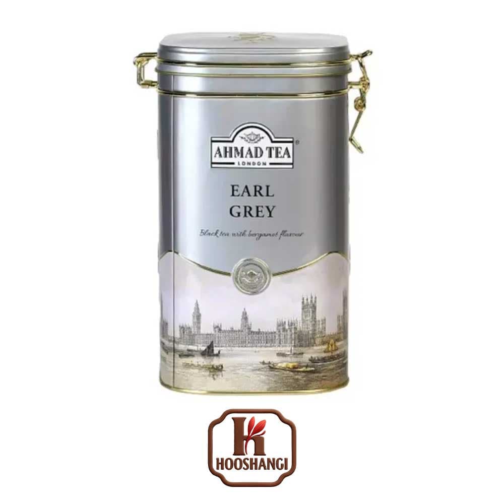 چای معطر ارل گری احمد قوطی فلزی 450 گرمی