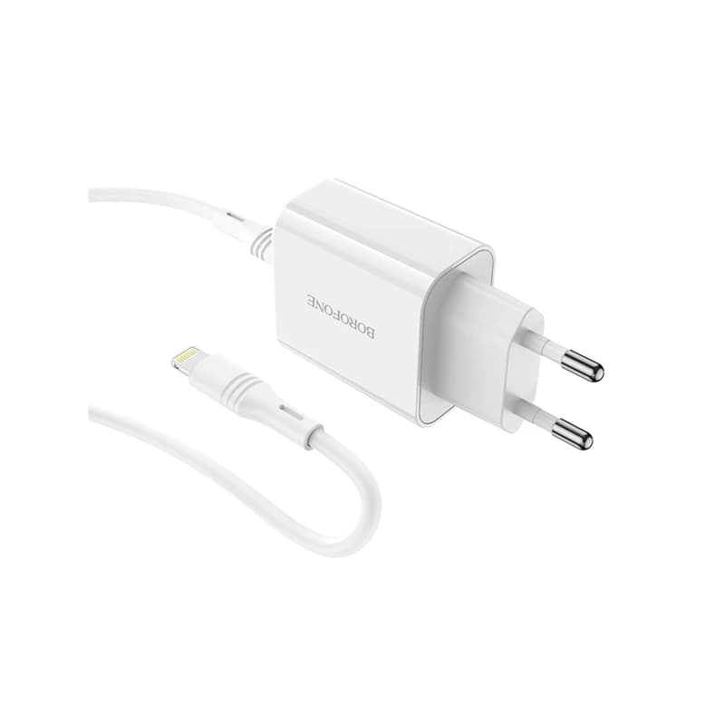 شارژر دیواری بروفون مدل BA57A PD 20W به همراه کابل تبدیل لایتنینگ — تصویر ۷