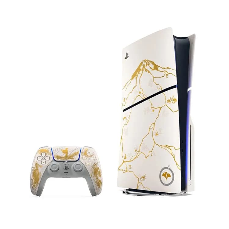 کنسول بازی PS5 Slim باندل Ghost of Yotei Gold — تصویر ۳