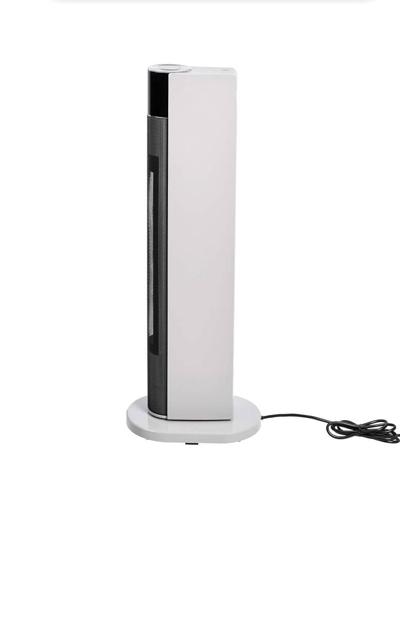 بخاری برقی سرامیکی ایستاده Amazon Basics مدل Tower Heater توان ۲۲۰۰ وات — تصویر ۶