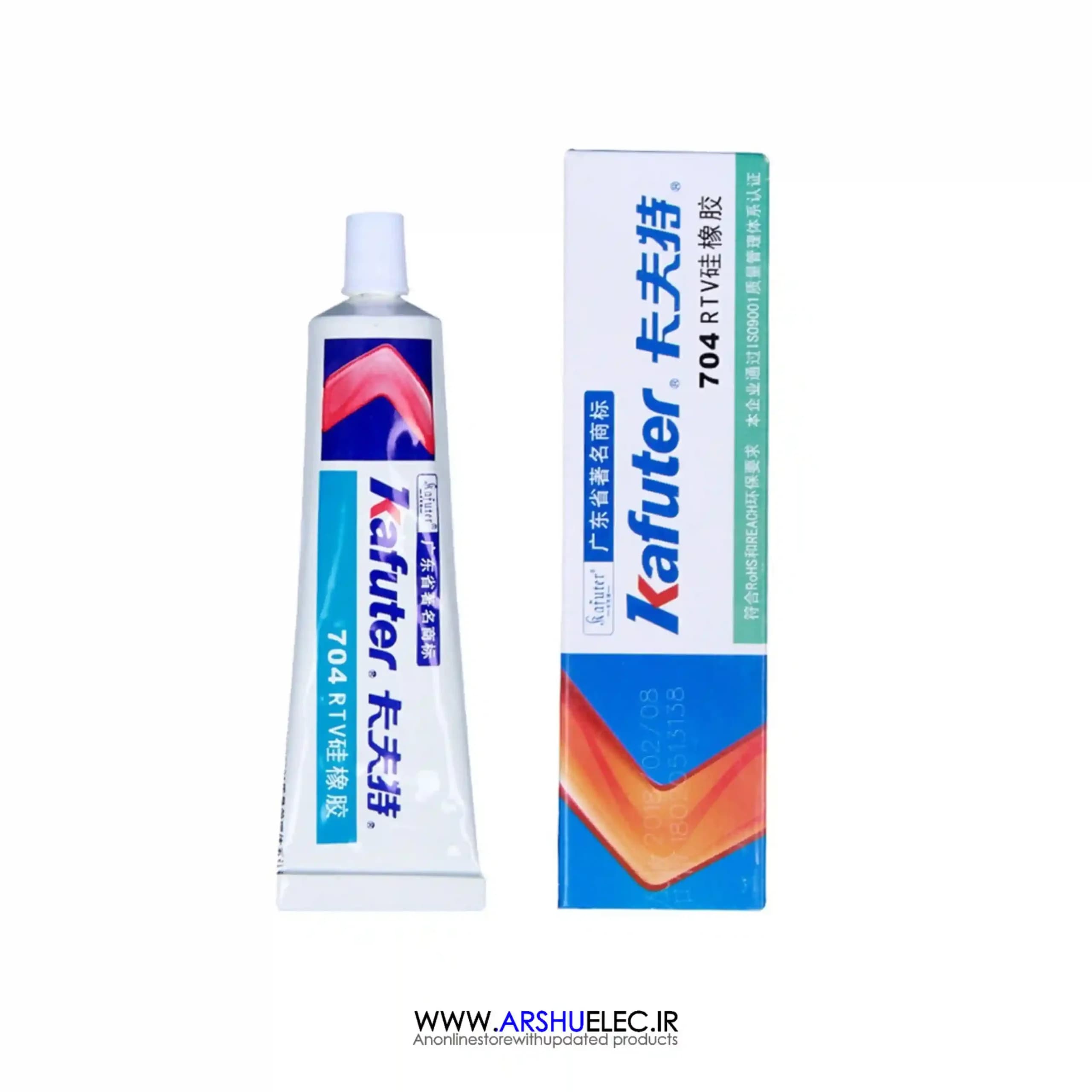 چسب سیلیکون كافوتر KAFUTER 704 تاریخ جدید 2026 — تصویر ۳