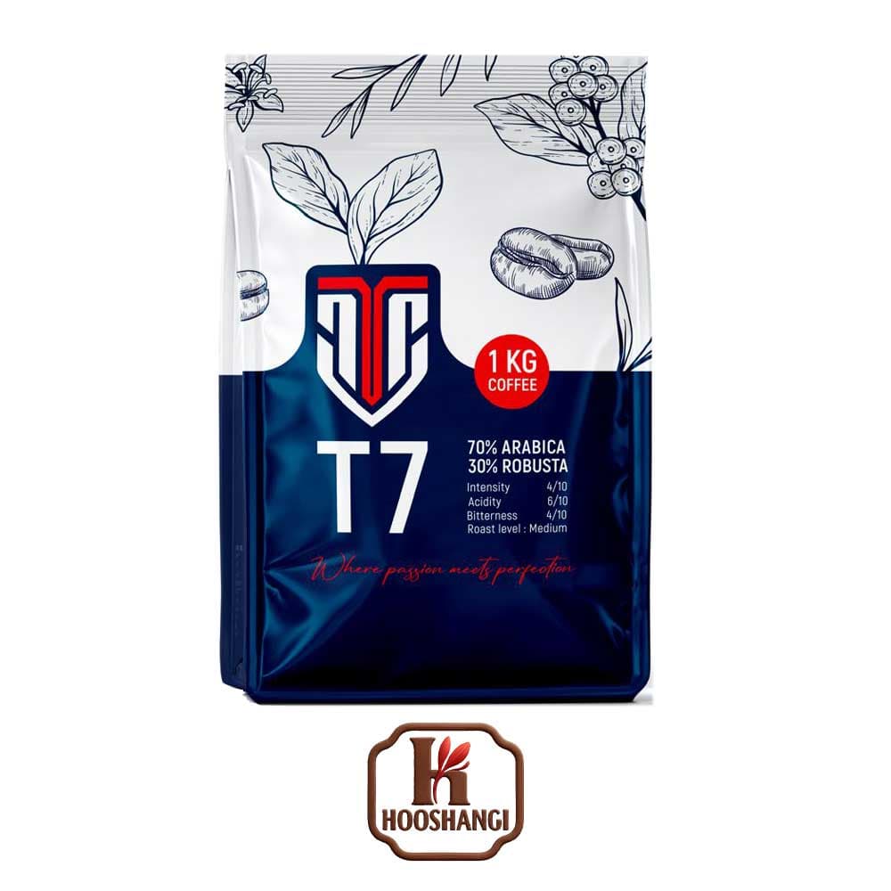 قهوه 70% عربیکا 30% روبوستا T7 یک کیلویی