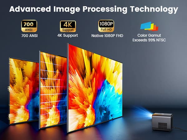 ویدئو پروژکتور هوشمند اسمارت 4k ویمیوس مدل k9 — تصویر ۶