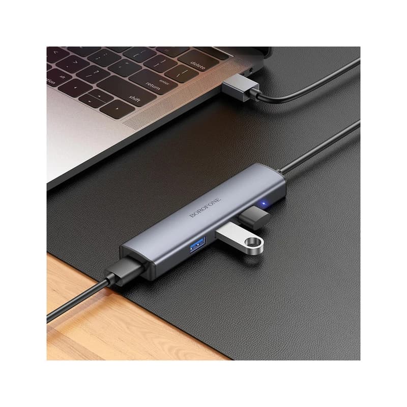 هاب 4 پورت USB-A بروفون مدل DH12 4IN1 — تصویر ۴