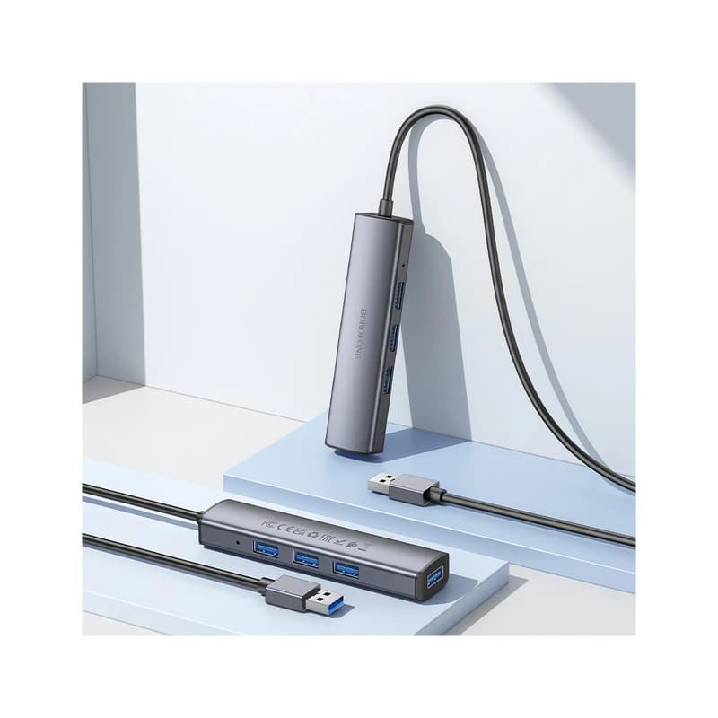 هاب 4 پورت USB-A بروفون مدل DH12 4IN1 — تصویر ۸