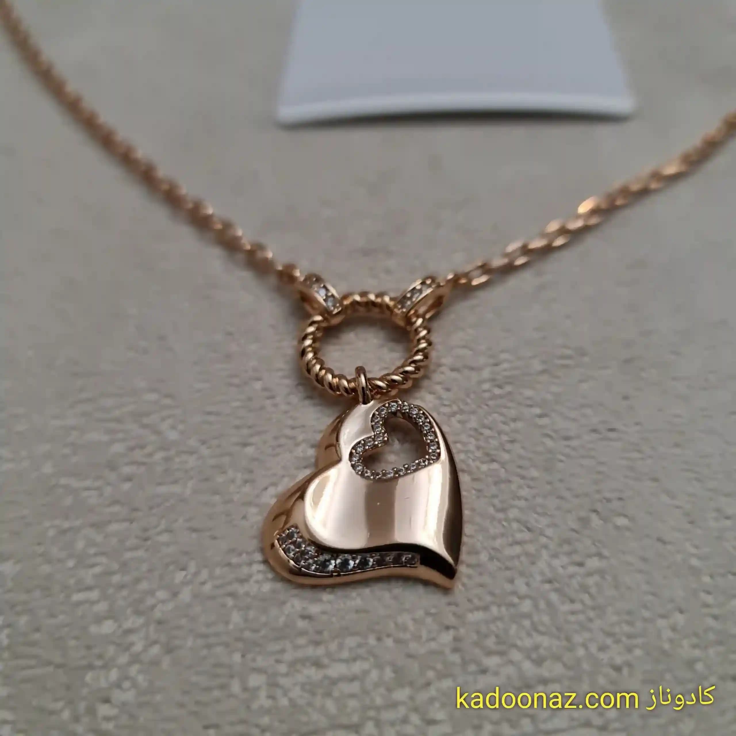 گردنبند ژوپینگ دو قلب عاشق — تصویر ۸