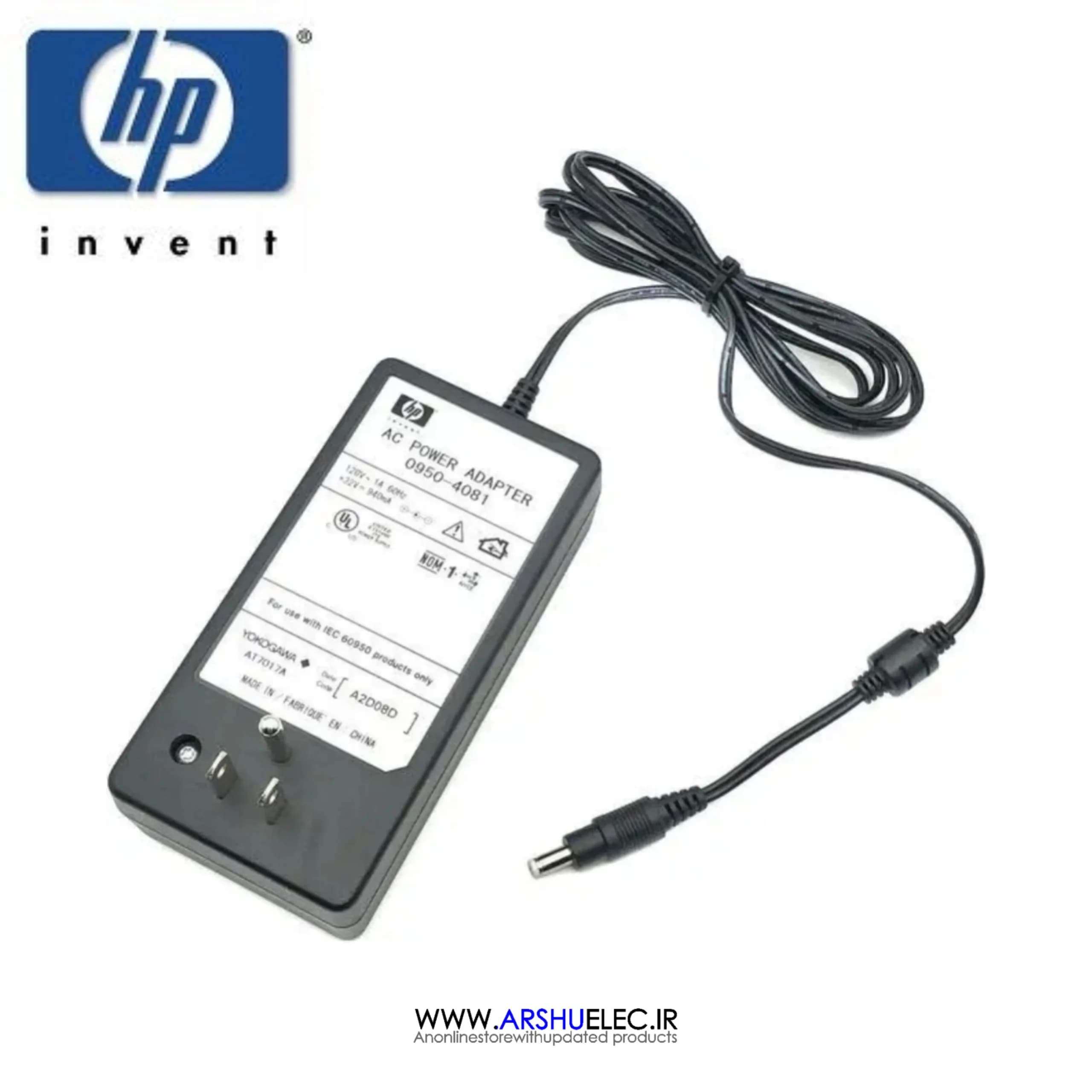 آداپتور پرینتر اچ پی 32 ولت 940 میلی آمپر مدل HP 0950-4081 مناسب پرینترهای HP DeskJet | HP OfficeJet — تصویر ۳