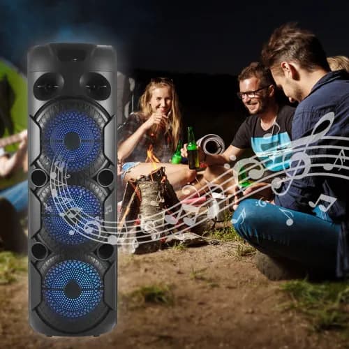 اسپیکر بلوتوثی پارتی باکس پیکسل مدل X-8302 — تصویر ۶