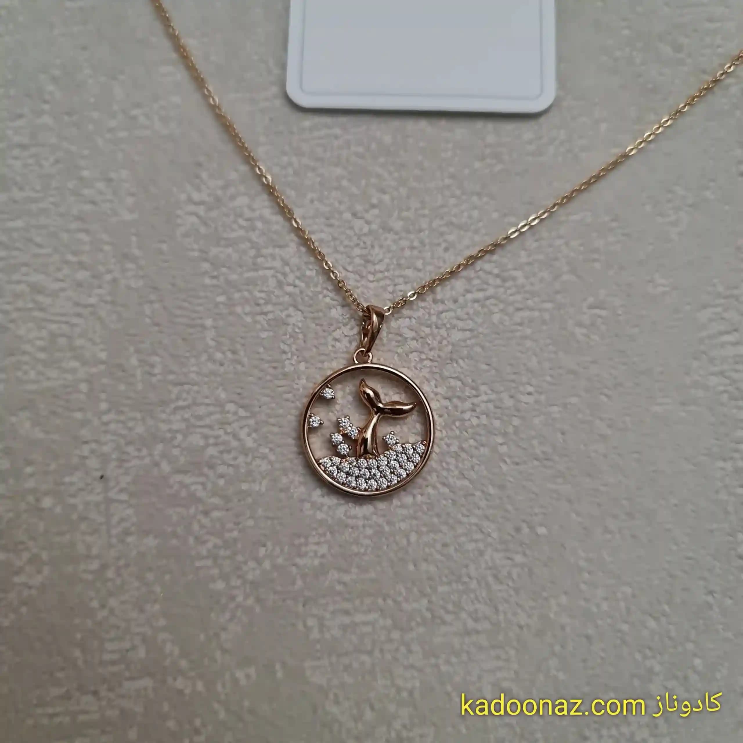 گردنبند دم وال ژوپینگ کد BC007 — تصویر ۷