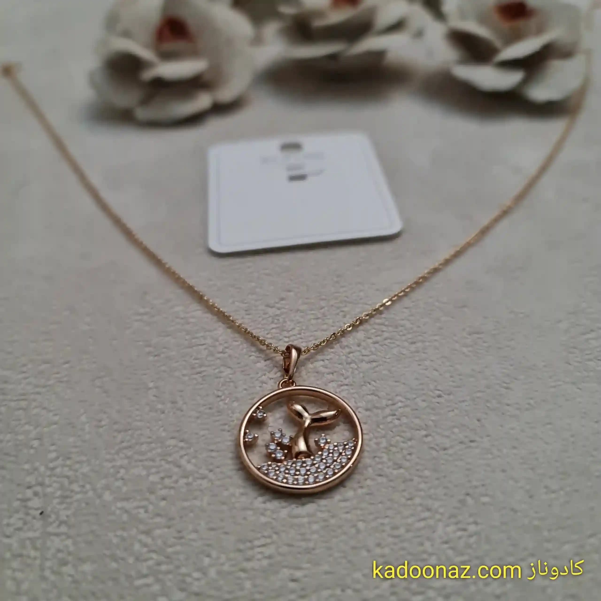 گردنبند دم وال ژوپینگ کد BC007 — تصویر ۶