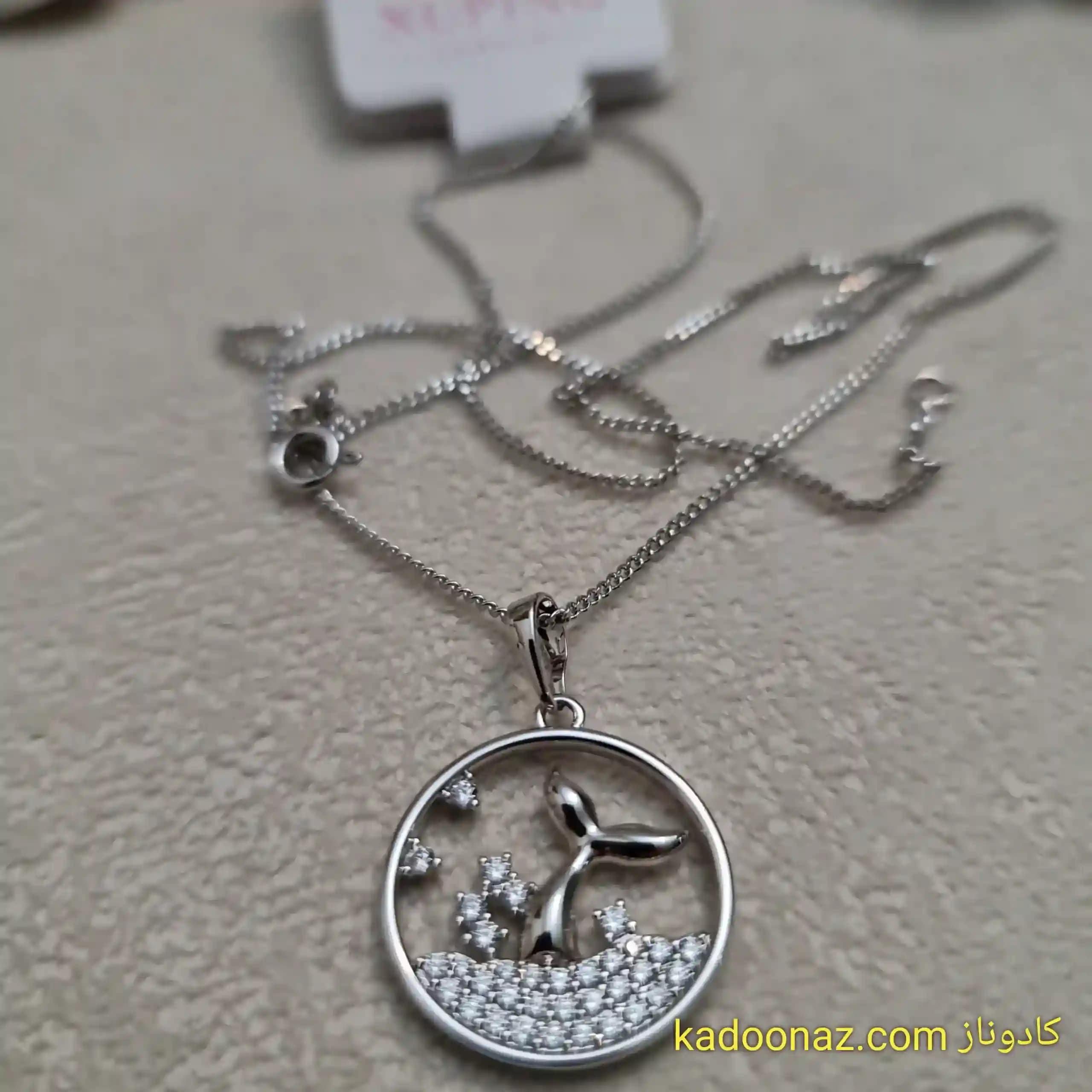 گردنبند دم وال ژوپینگ کد BC006 — تصویر ۳
