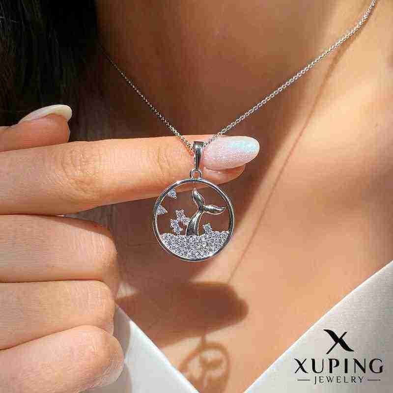 گردنبند دم وال ژوپینگ کد BC006