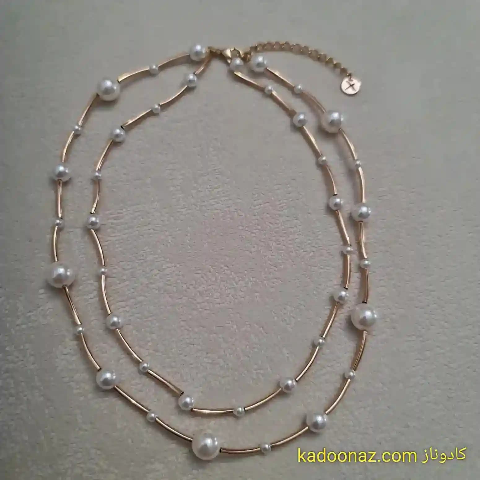 گردنبند مروارید دولاین ژوپینگ کد BC001 — تصویر ۸