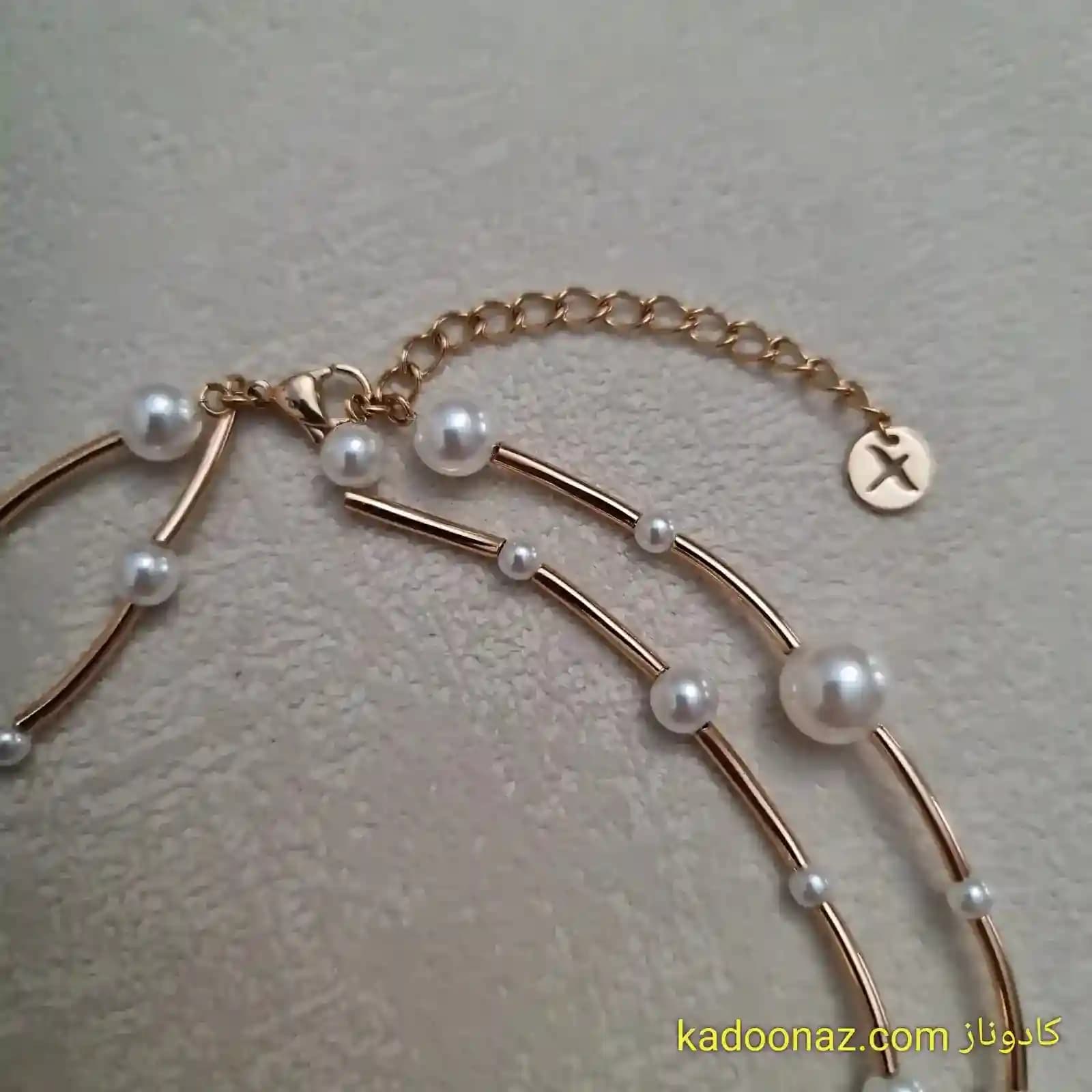 گردنبند مروارید دولاین ژوپینگ کد BC001 — تصویر ۵