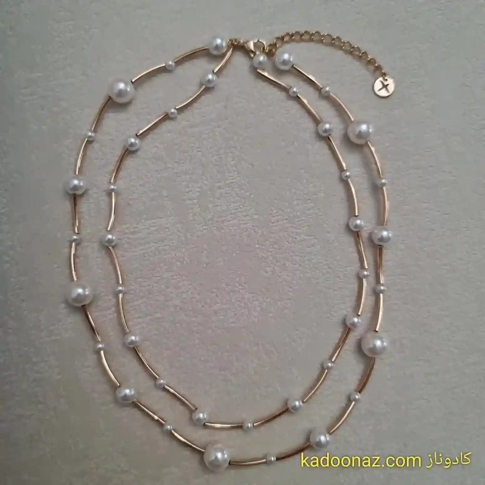 گردنبند مروارید دولاین ژوپینگ کد BC001 — تصویر ۴