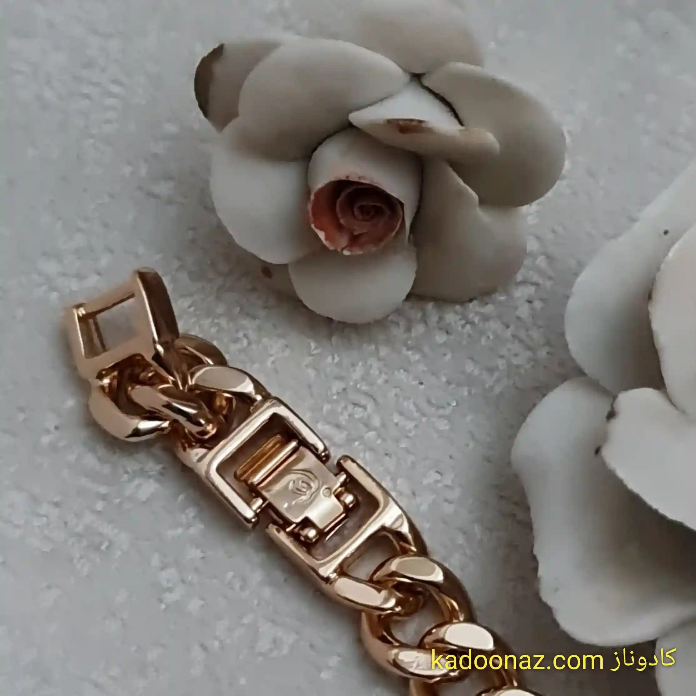 دستبند کارتیه نگین دار ژوپینگ کد BB013 — تصویر ۵