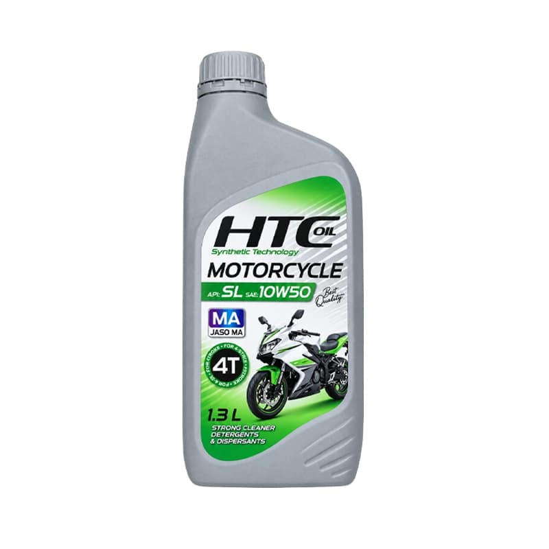 روغن موتورسیکلت HTC 10W-50 SL حجم 1.3 لیتر