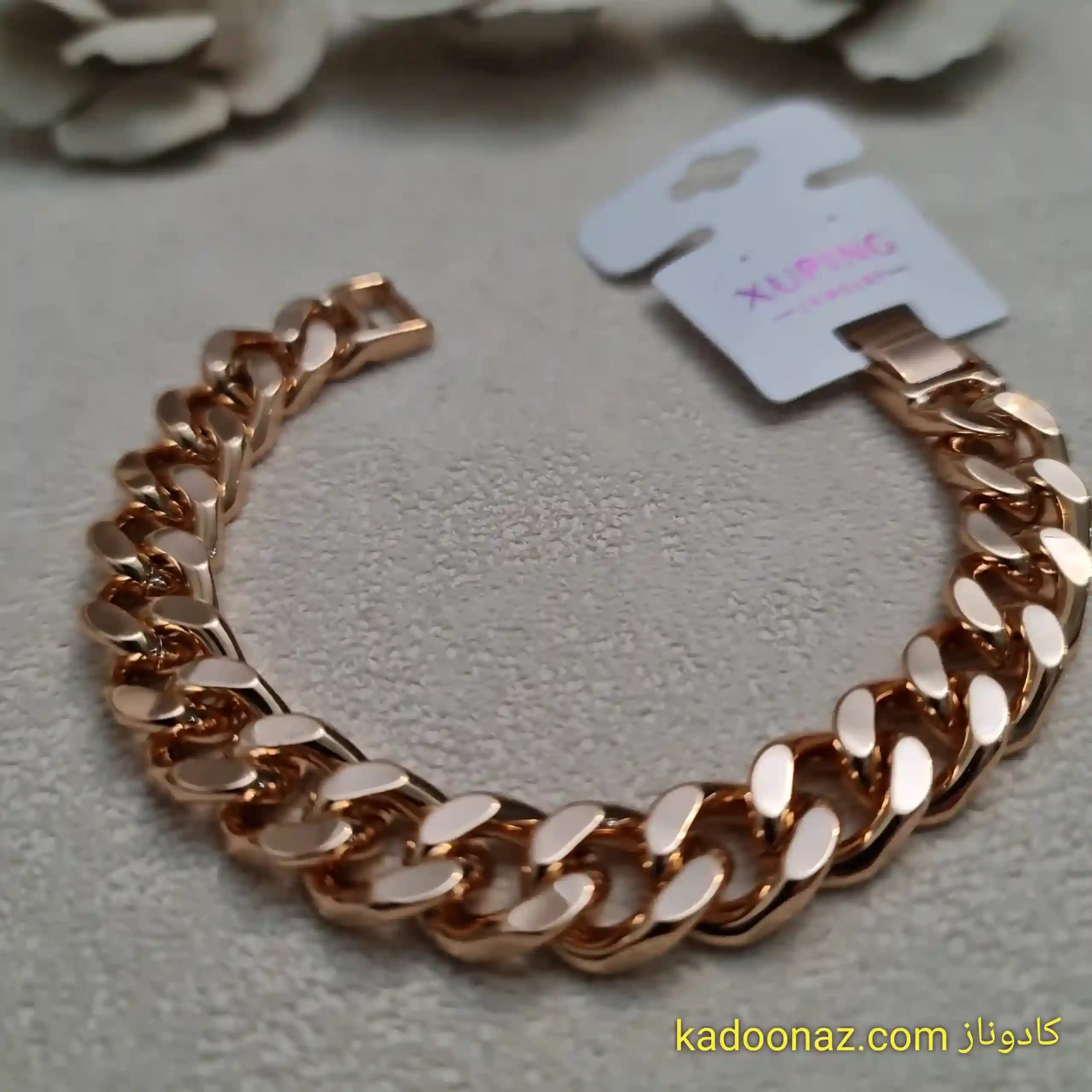 دستبند زنجیری ژوپینگ کد BB007 — تصویر ۸