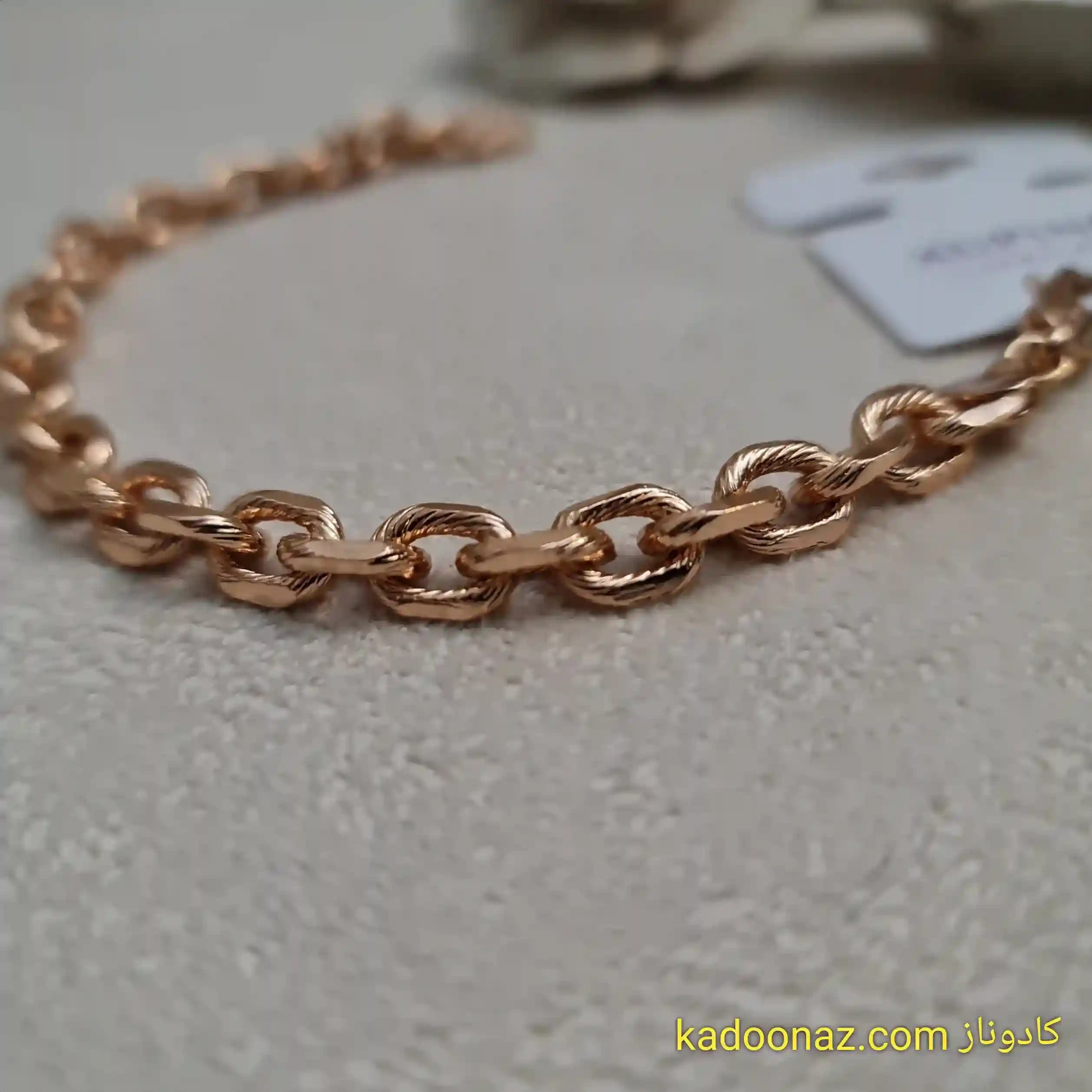 دستبند زنجیری ژوپینگ کد BB006 — تصویر ۳