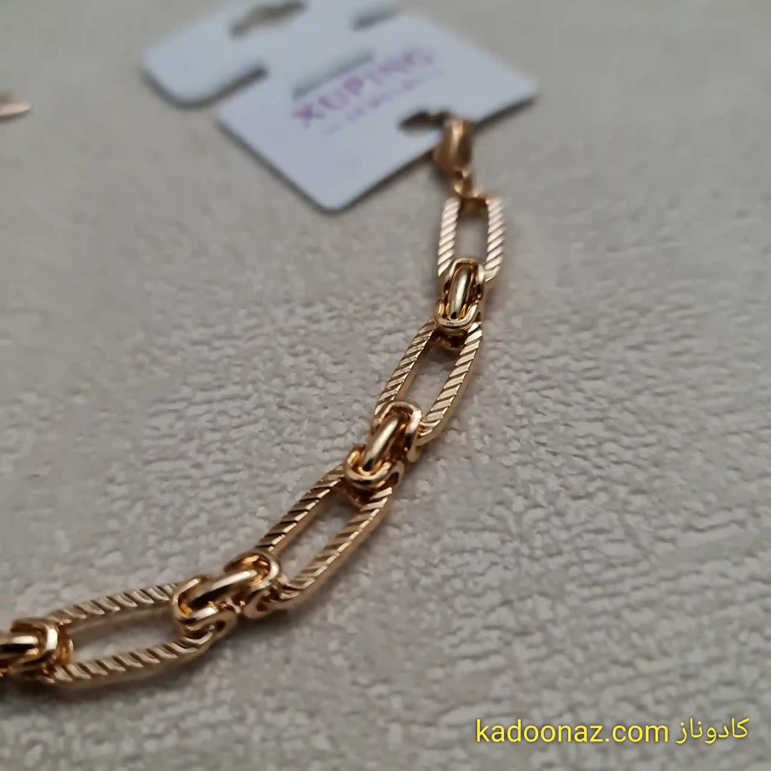 دستبند زنجیری ژوپینگ کد BB005 — تصویر ۴