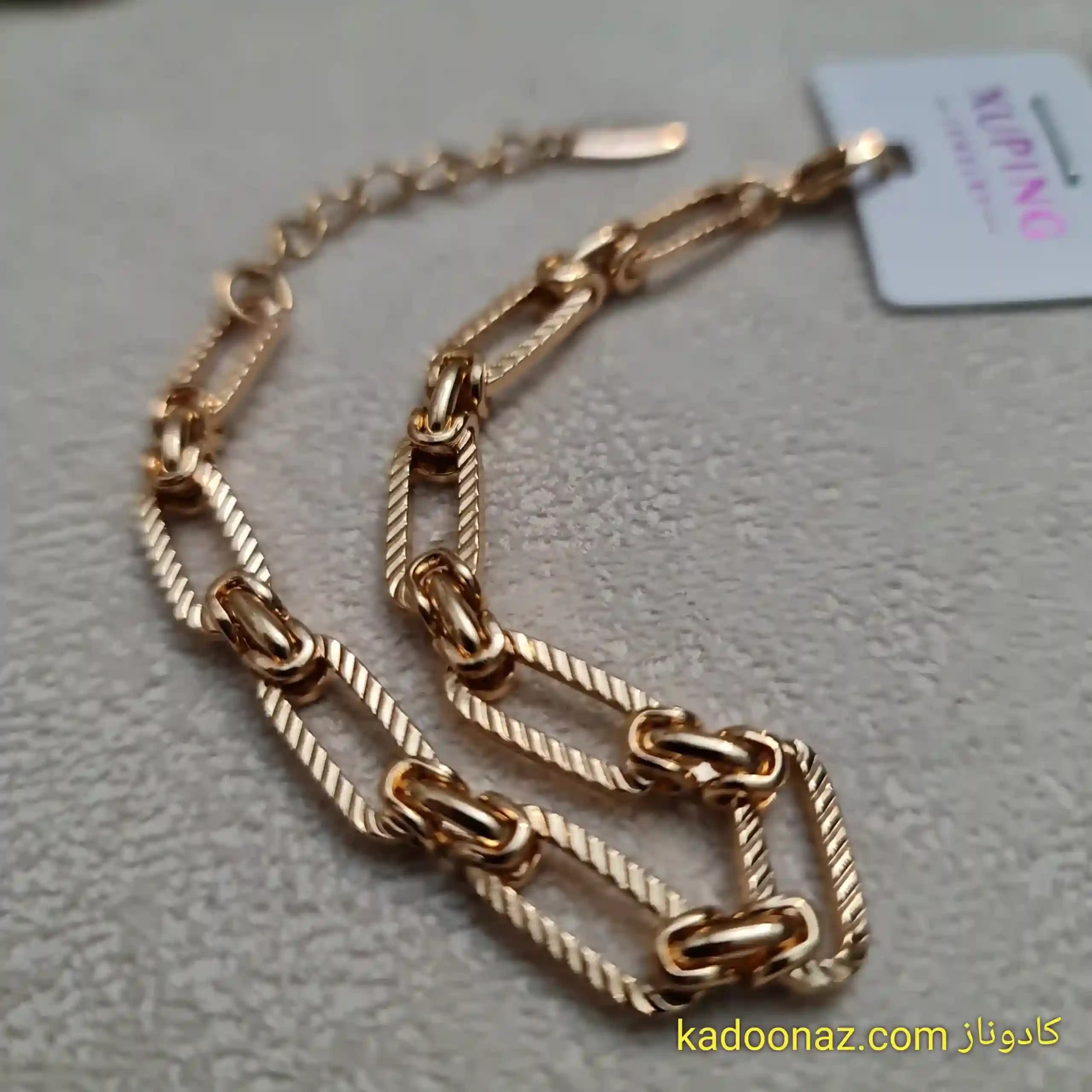 دستبند زنجیری ژوپینگ کد BB005 — تصویر ۶