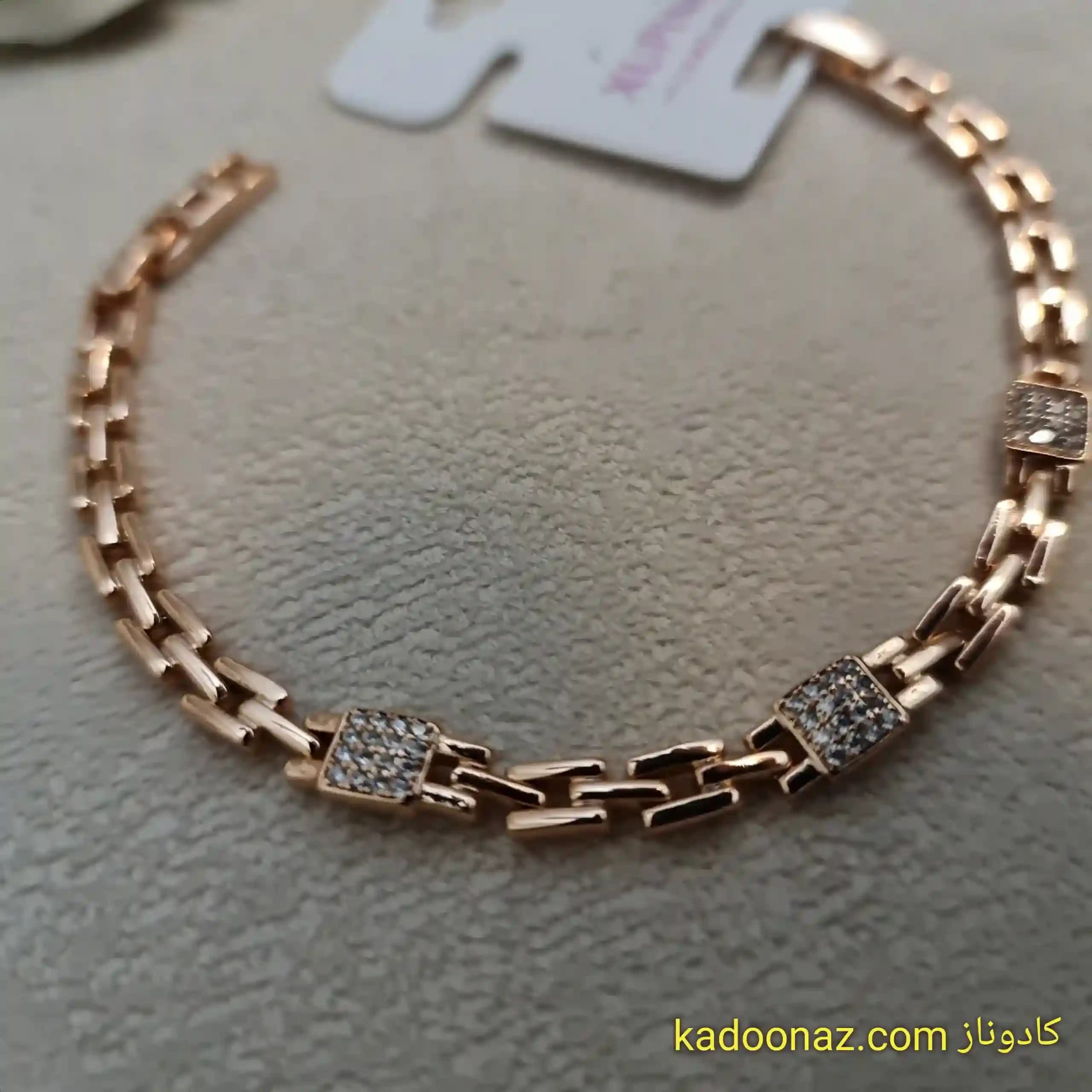 دستبند نگینی ژوپینگ کد BB004 — تصویر ۳