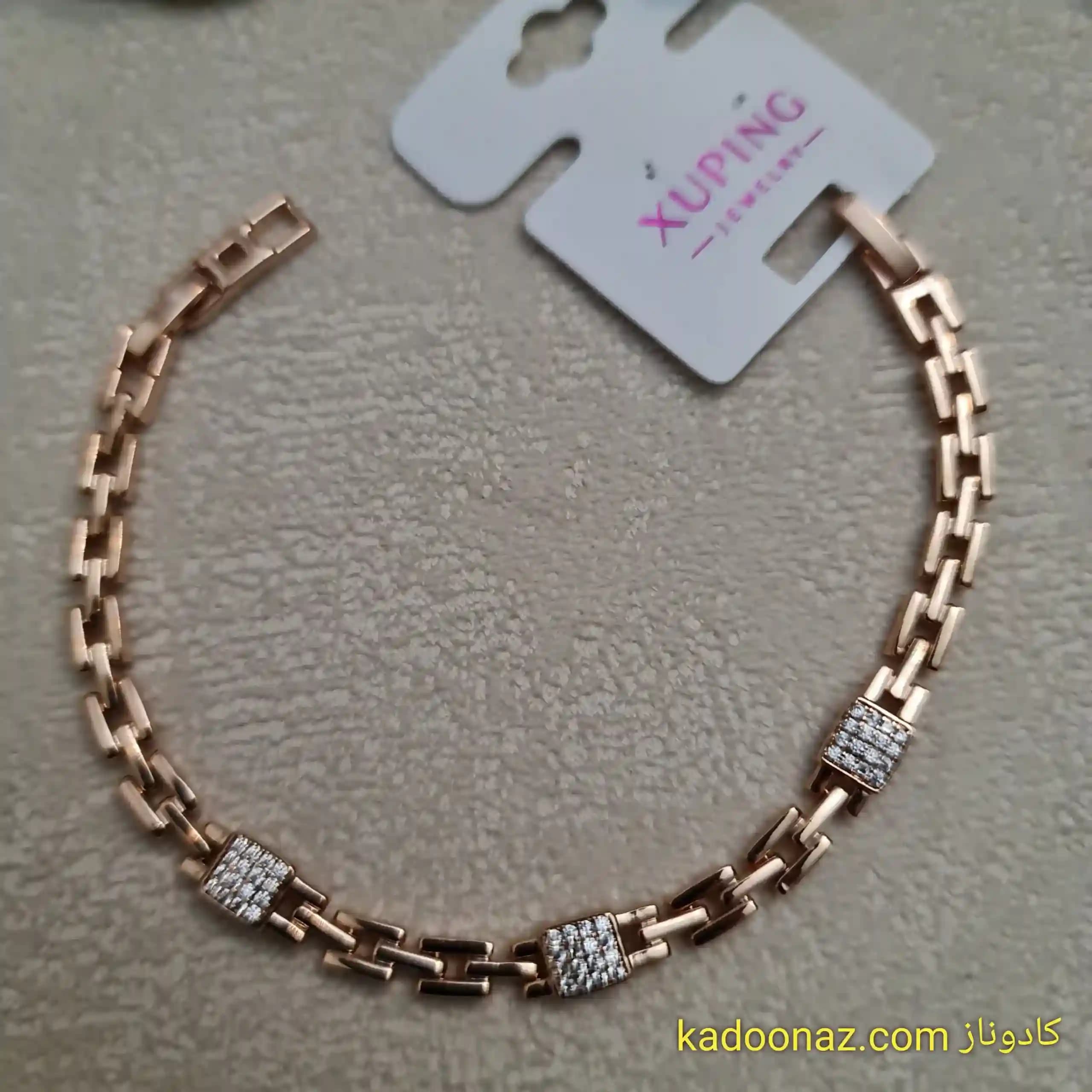 دستبند نگینی ژوپینگ کد BB004 — تصویر ۶