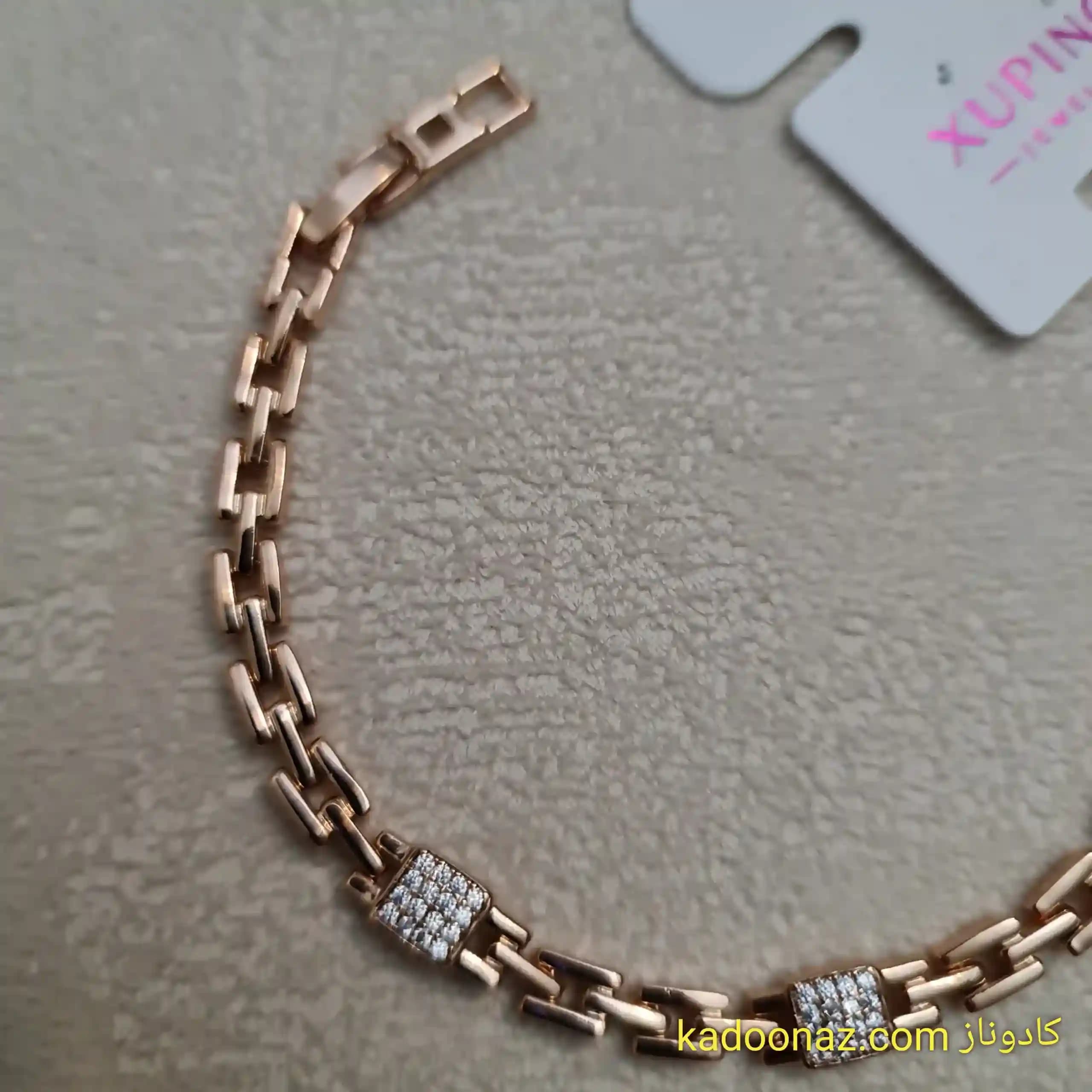 دستبند نگینی ژوپینگ کد BB004 — تصویر ۷
