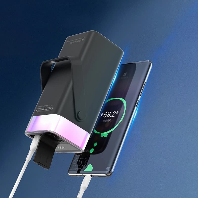 پاوربانک ارلدام مدل ET-PD38 ظرفیت 40000 میلی آمپر — تصویر ۳