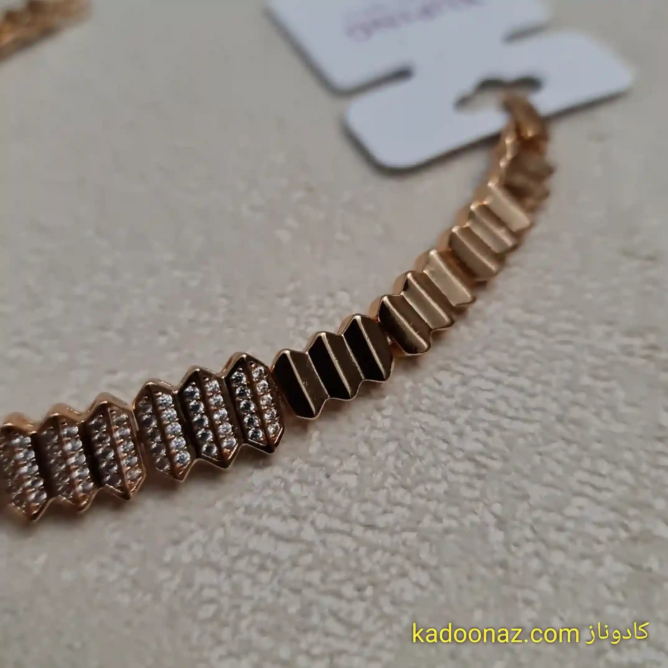 دستبند نگین دار ژوپینگ کد BB003 — تصویر ۷