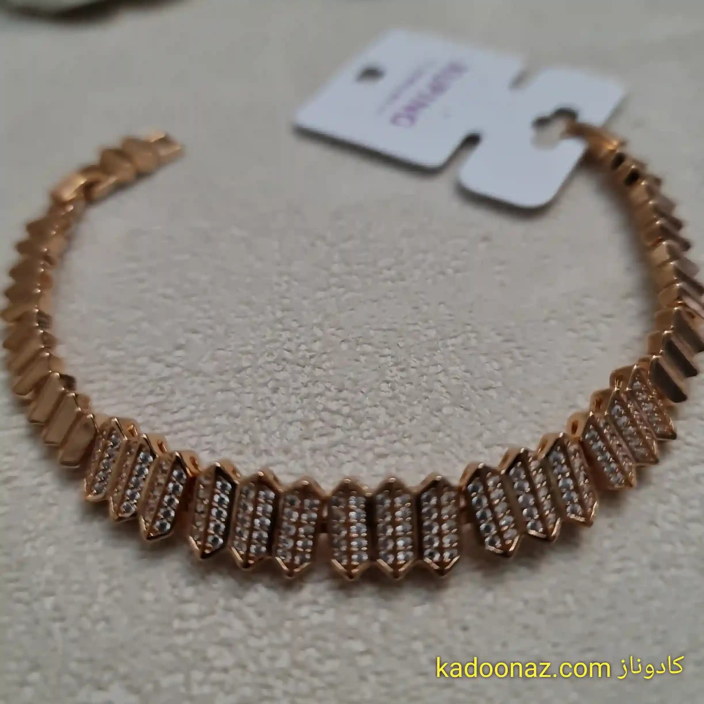دستبند نگین دار ژوپینگ کد BB003 — تصویر ۹