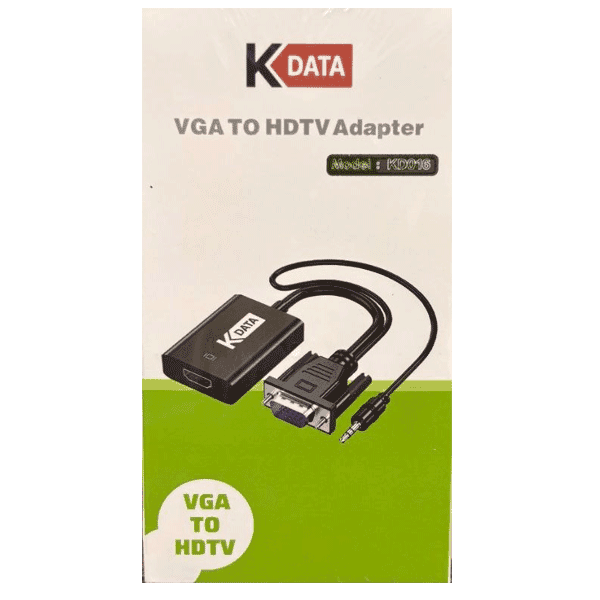 مبدل VGA به HDMI کی‌دیتا مدل K-DATA KD016